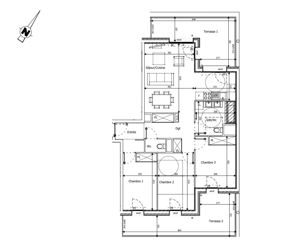Maison 4 pièces - 83 m² 