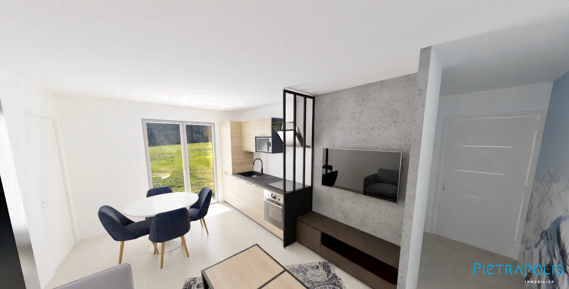 Appartement 3 pièces - 46 m² BERNEX