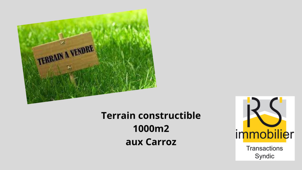 Terrain  - 1000 m² LES CARROZ D ARACHES