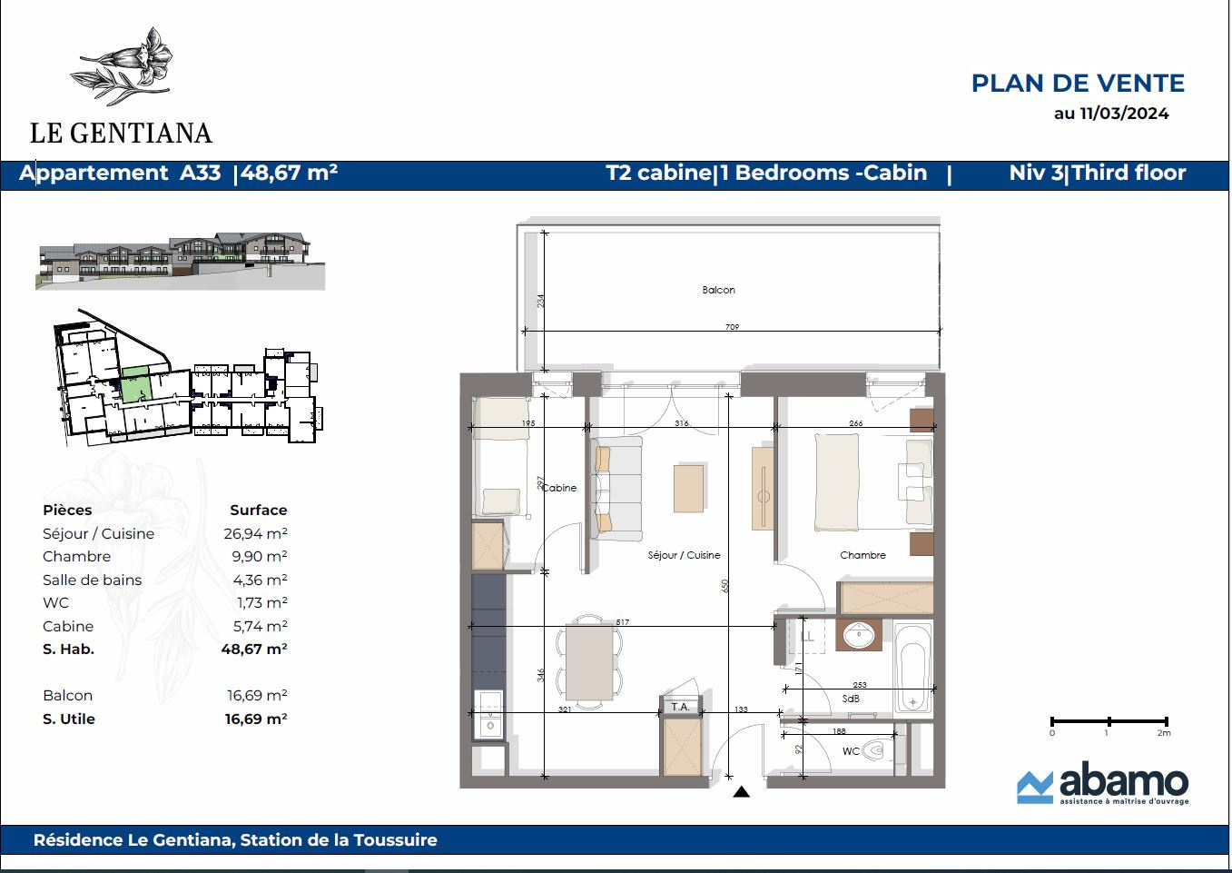 vente appartement LA TOUSSUIRE