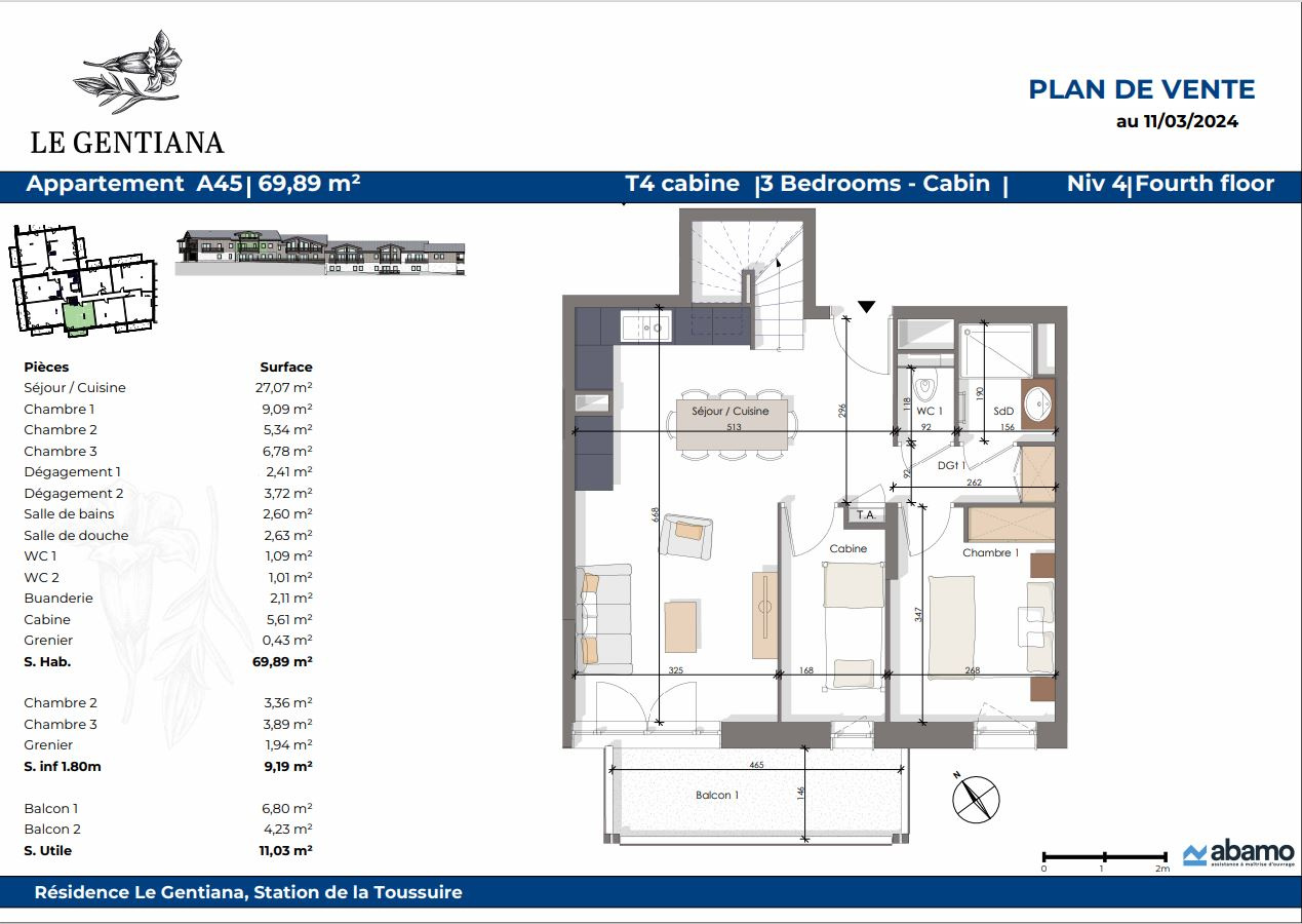 vente appartement LA TOUSSUIRE