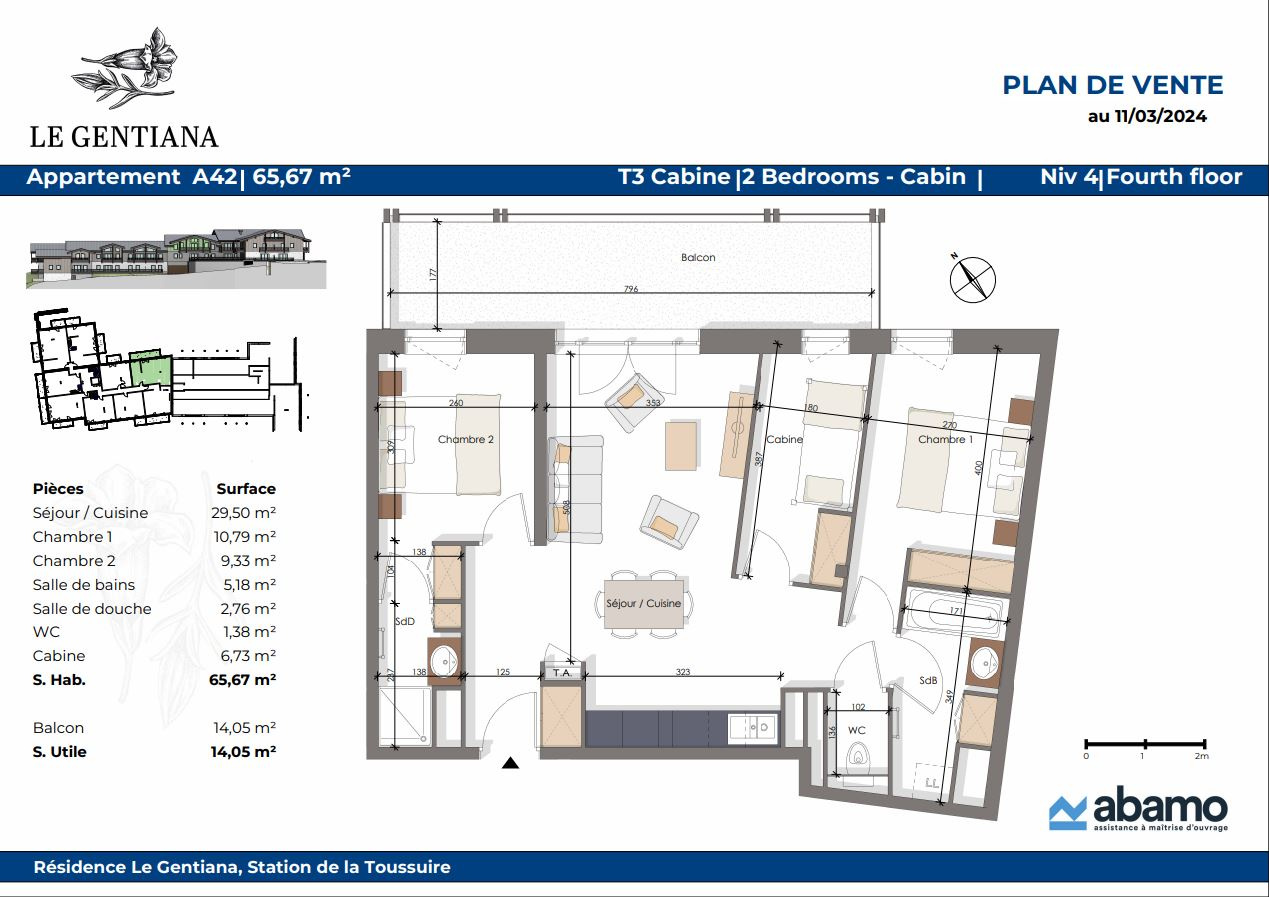 vente appartement LA TOUSSUIRE