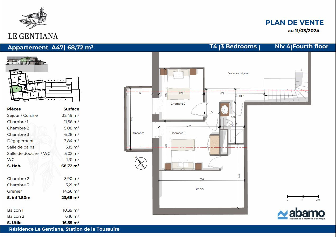 vente appartement LA TOUSSUIRE