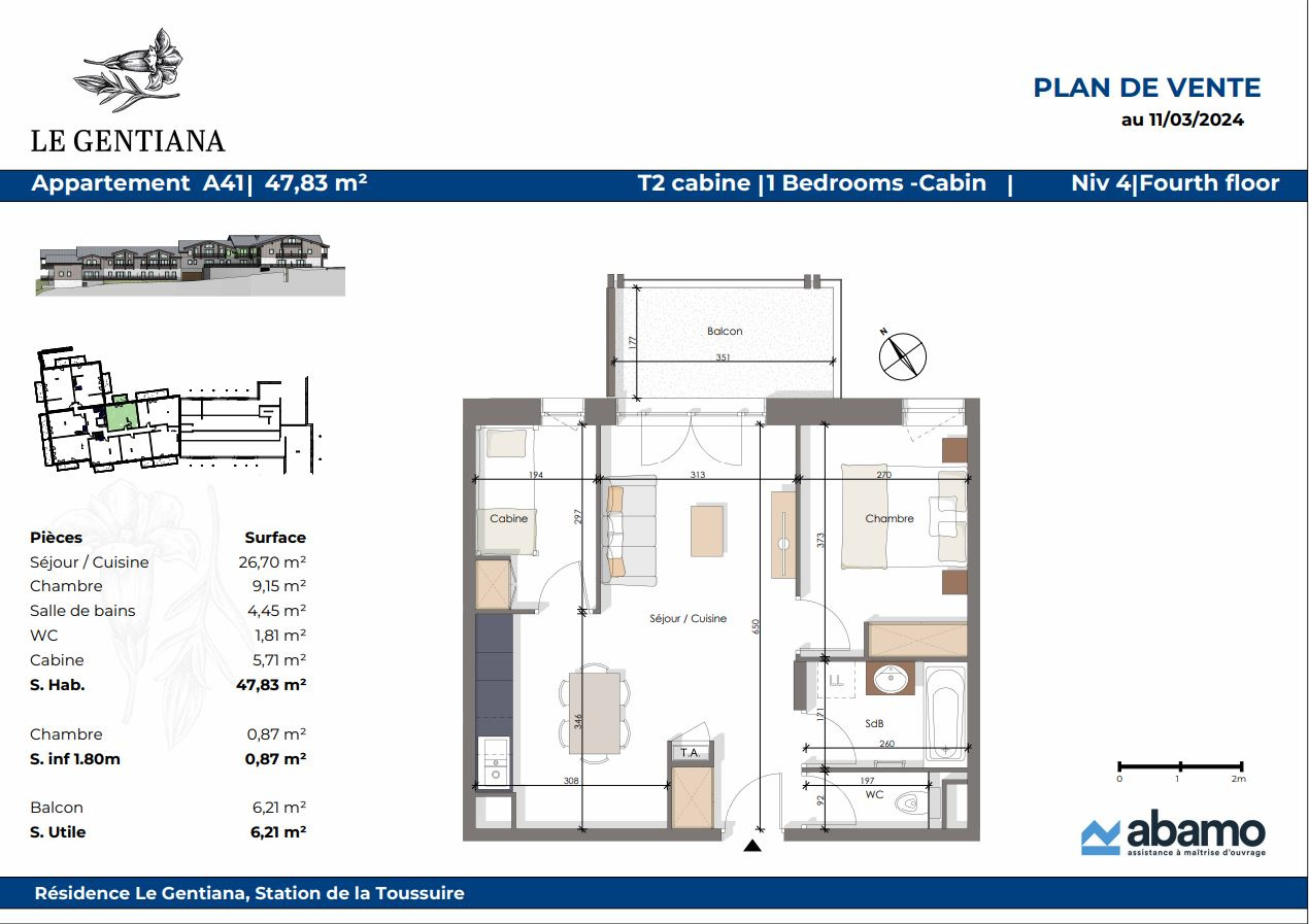vente appartement LA TOUSSUIRE