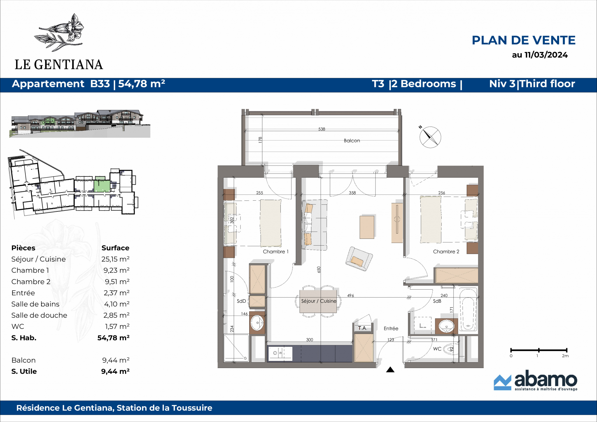 vente appartement LA TOUSSUIRE
