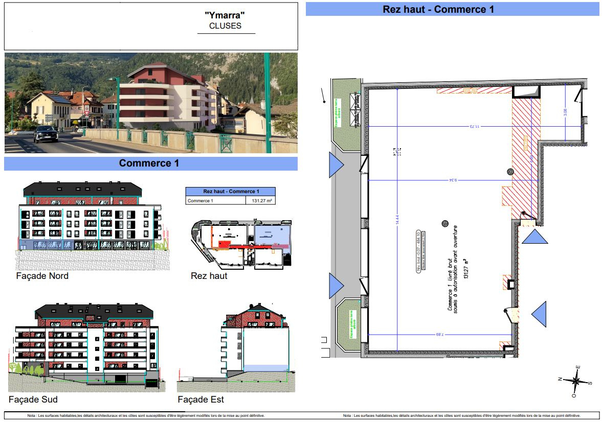 vente local-commercial CLUSES