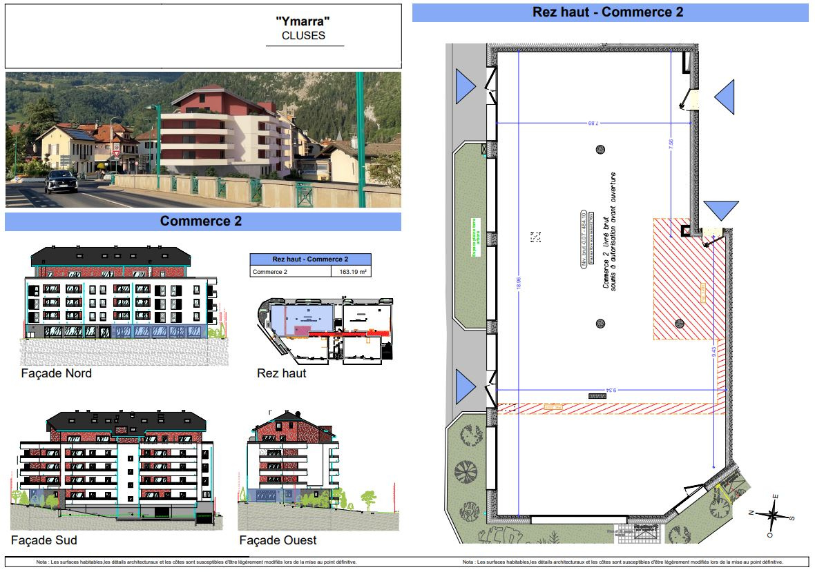 vente local-commercial CLUSES
