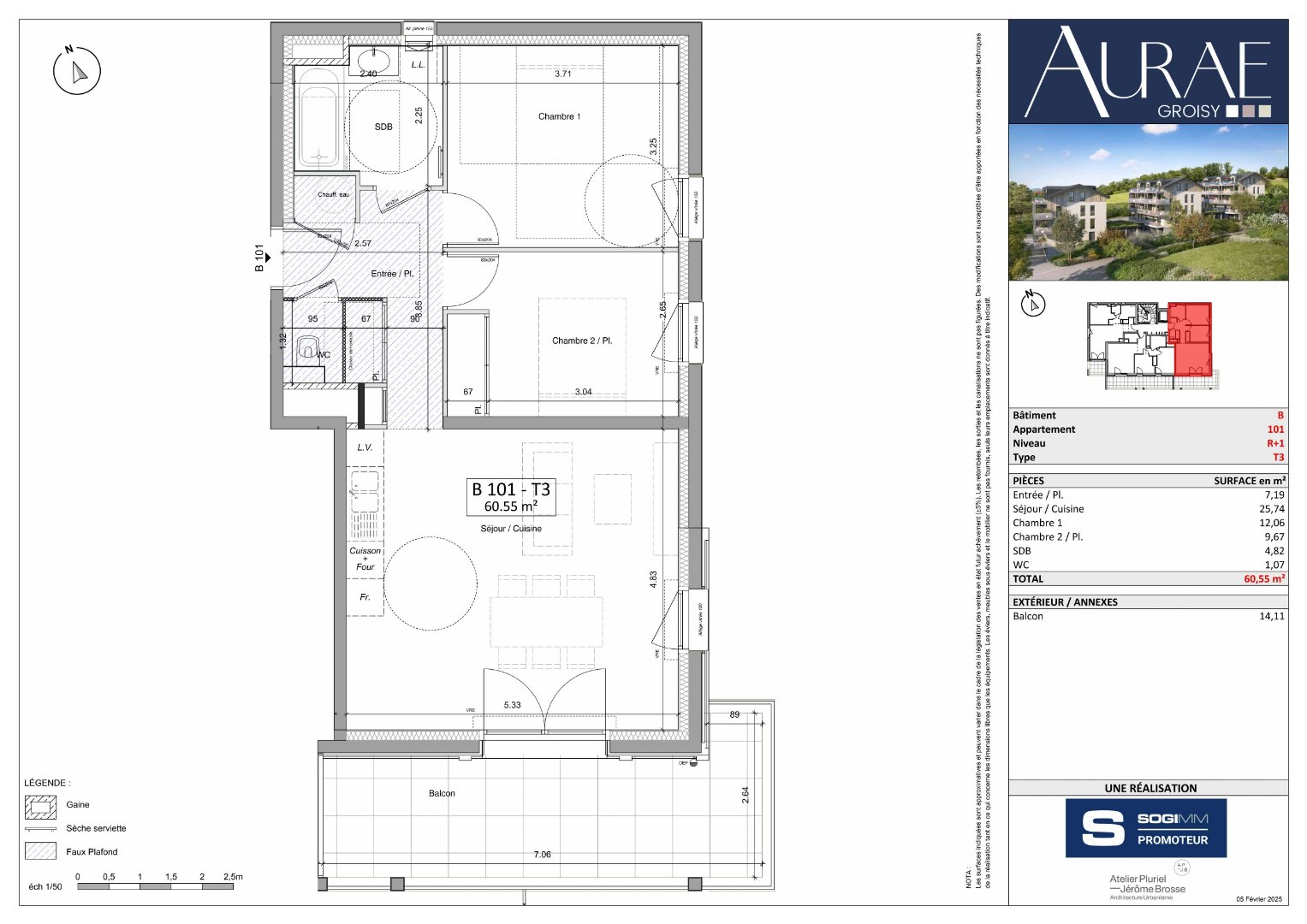 vente appartement GROISY
