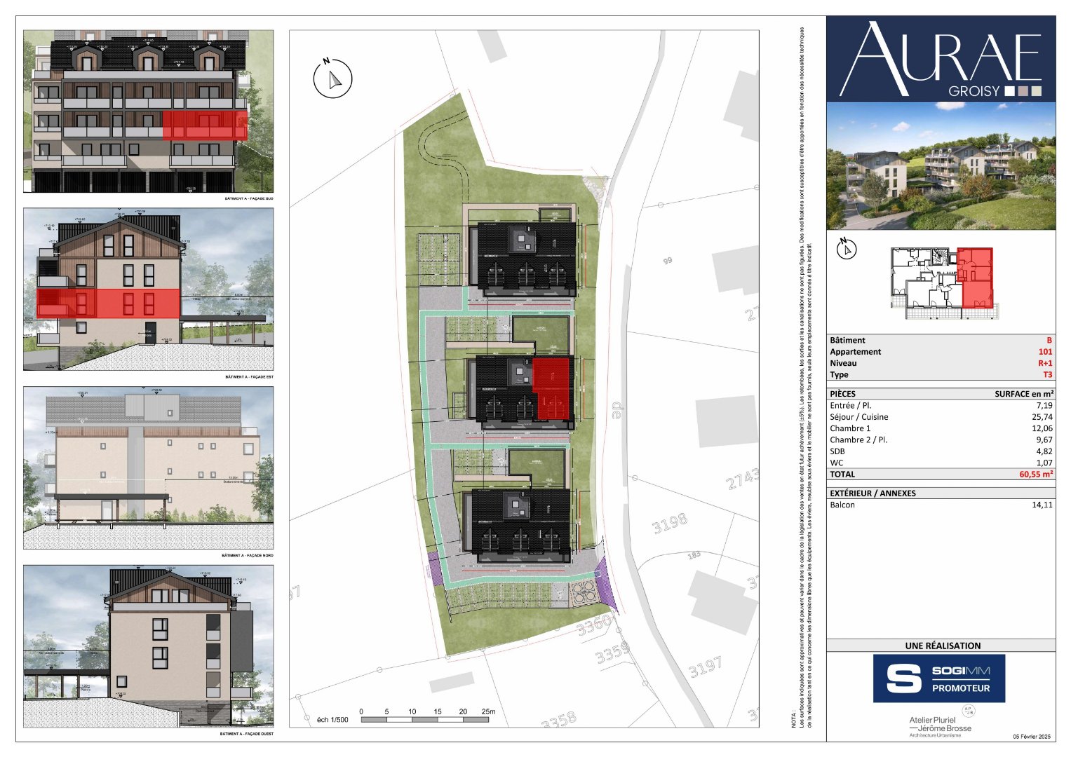 vente appartement GROISY