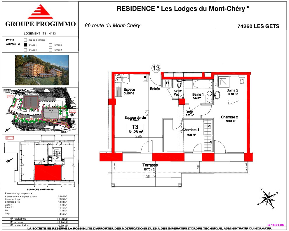 vente appartement LES GETS