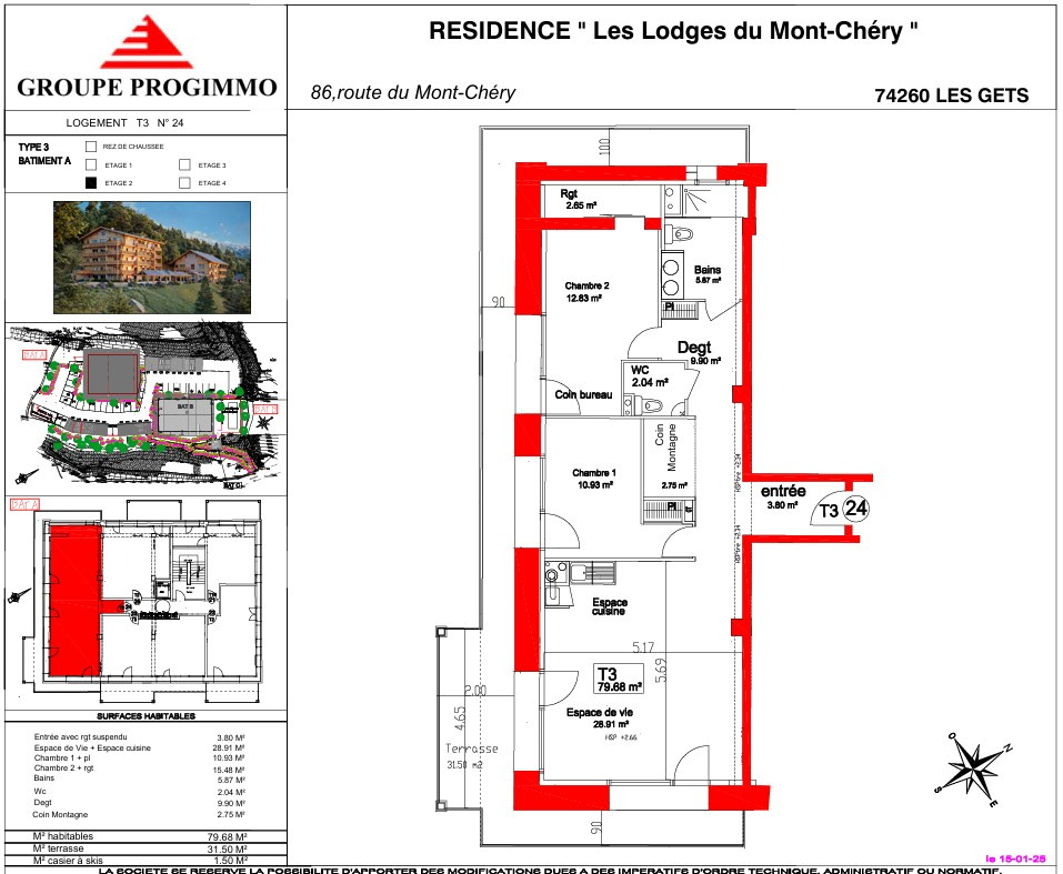 vente appartement LES GETS