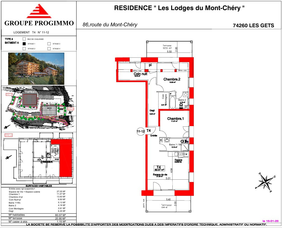 vente appartement LES GETS