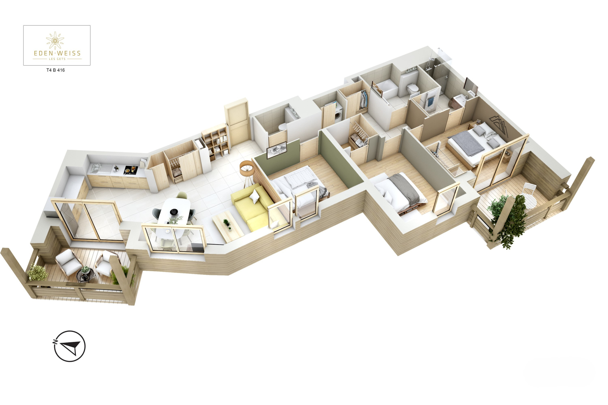 vente appartement LES GETS