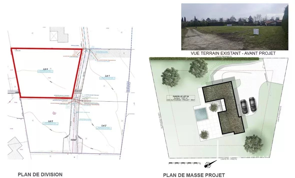 vente terrain VEIGY FONCENEX