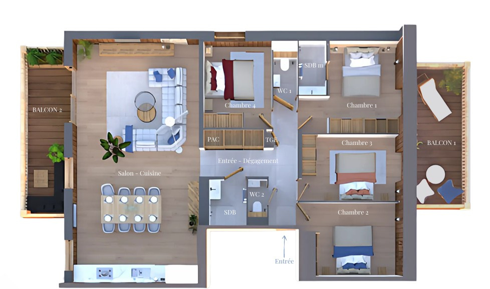 vente appartement LES GETS