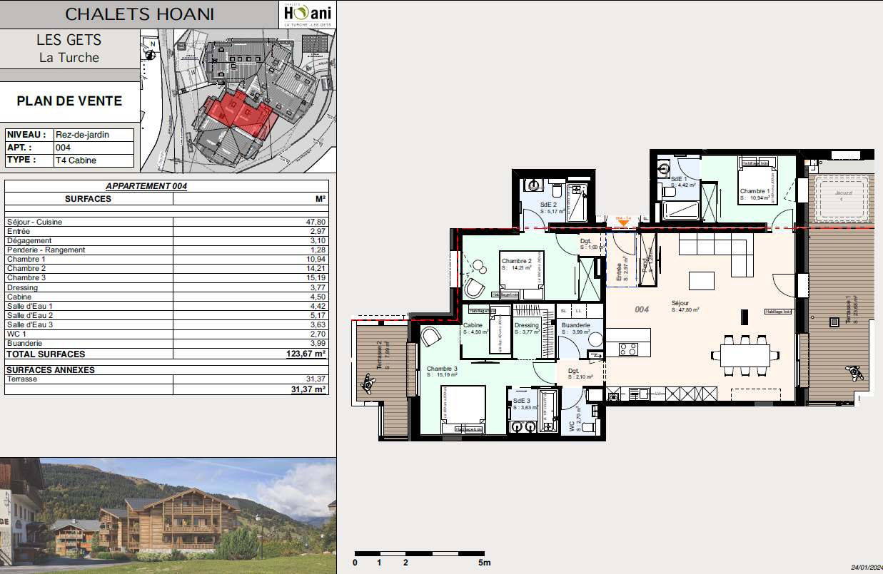 vente appartement LES GETS