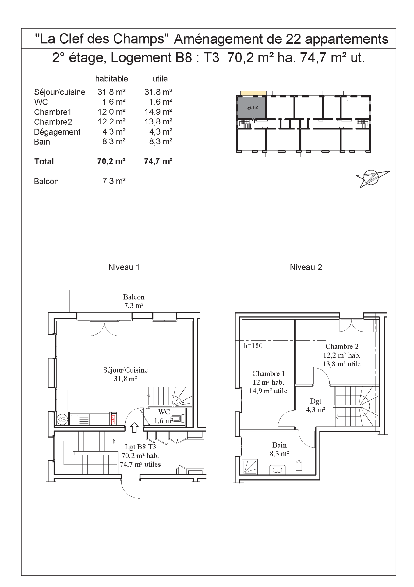 vente appartement ST JEOIRE