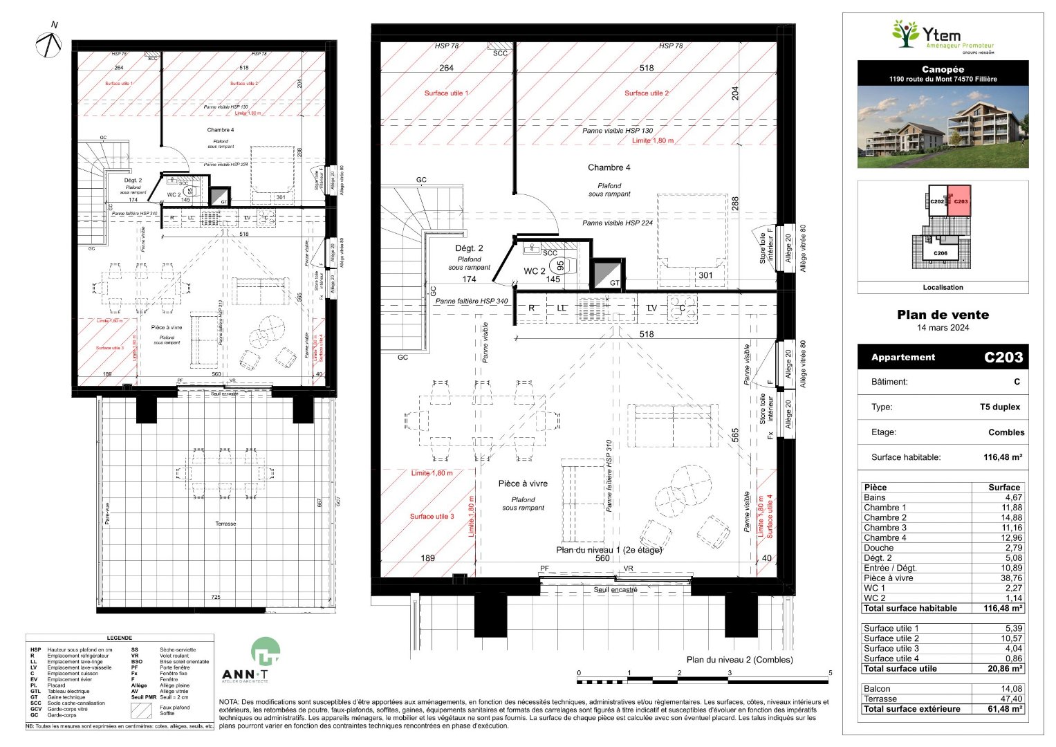 vente appartement FILLIÈRE