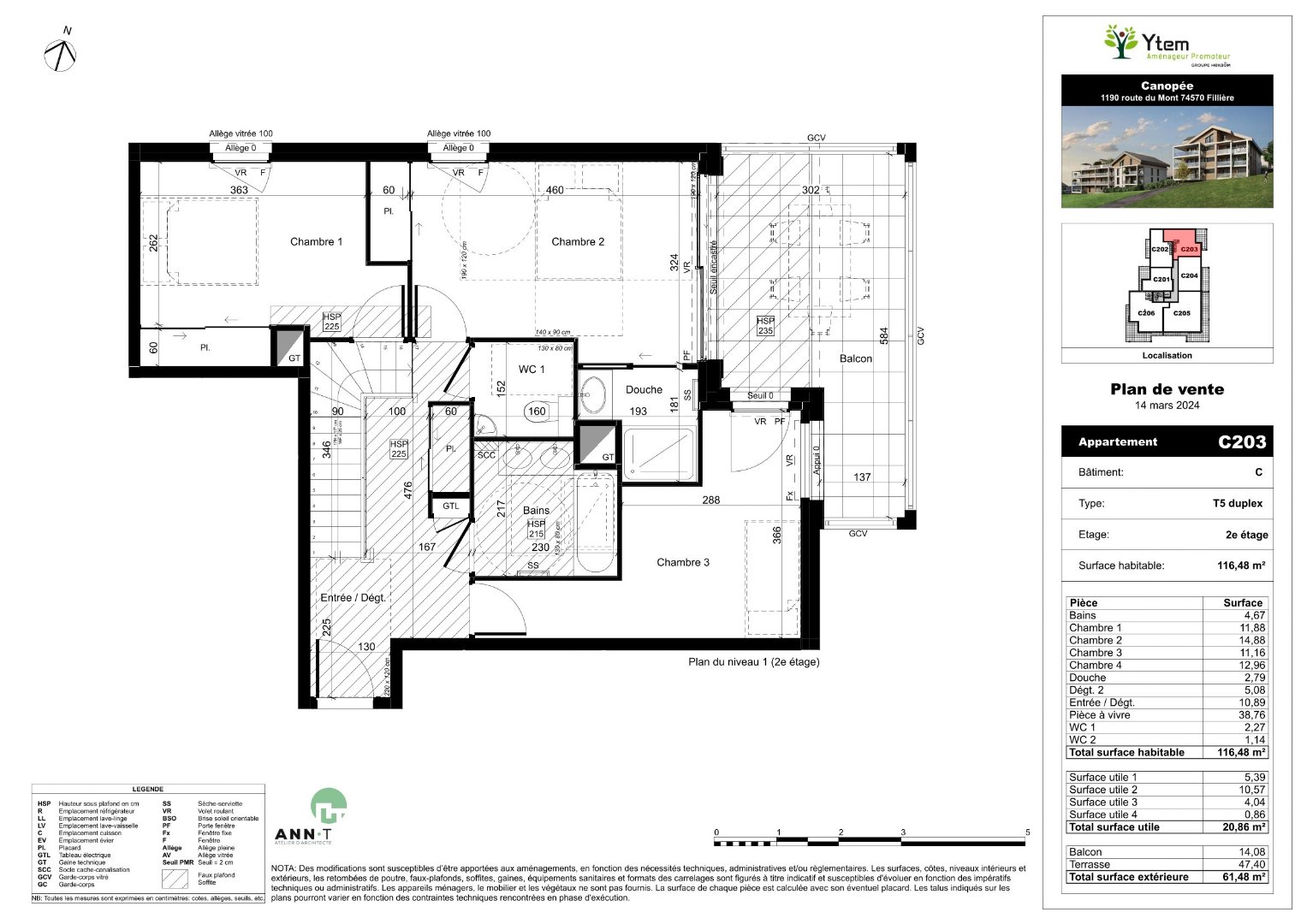 vente appartement FILLIÈRE