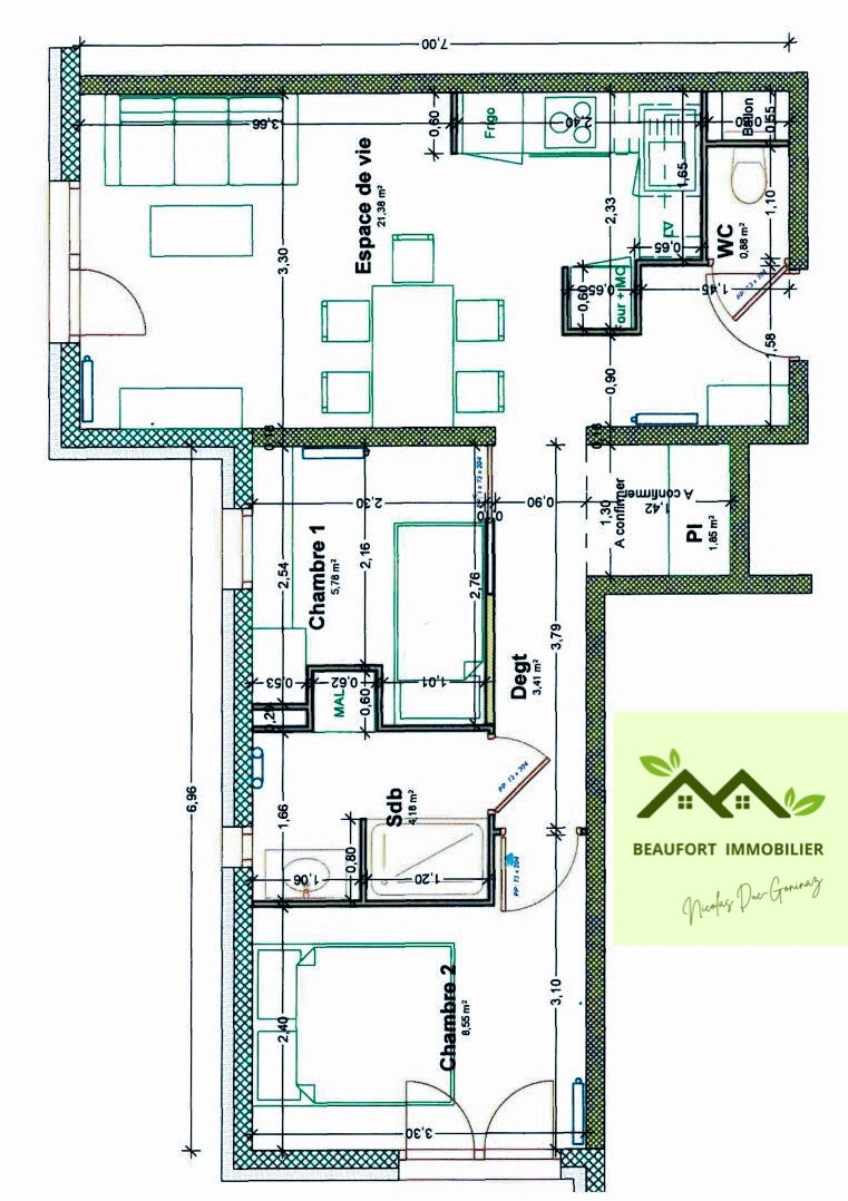 vente appartement BEAUFORT