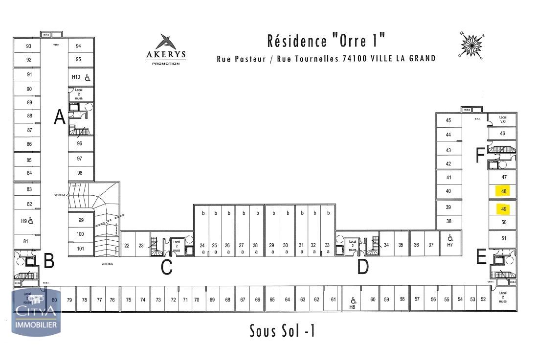 vente appartement VILLE LA GRAND