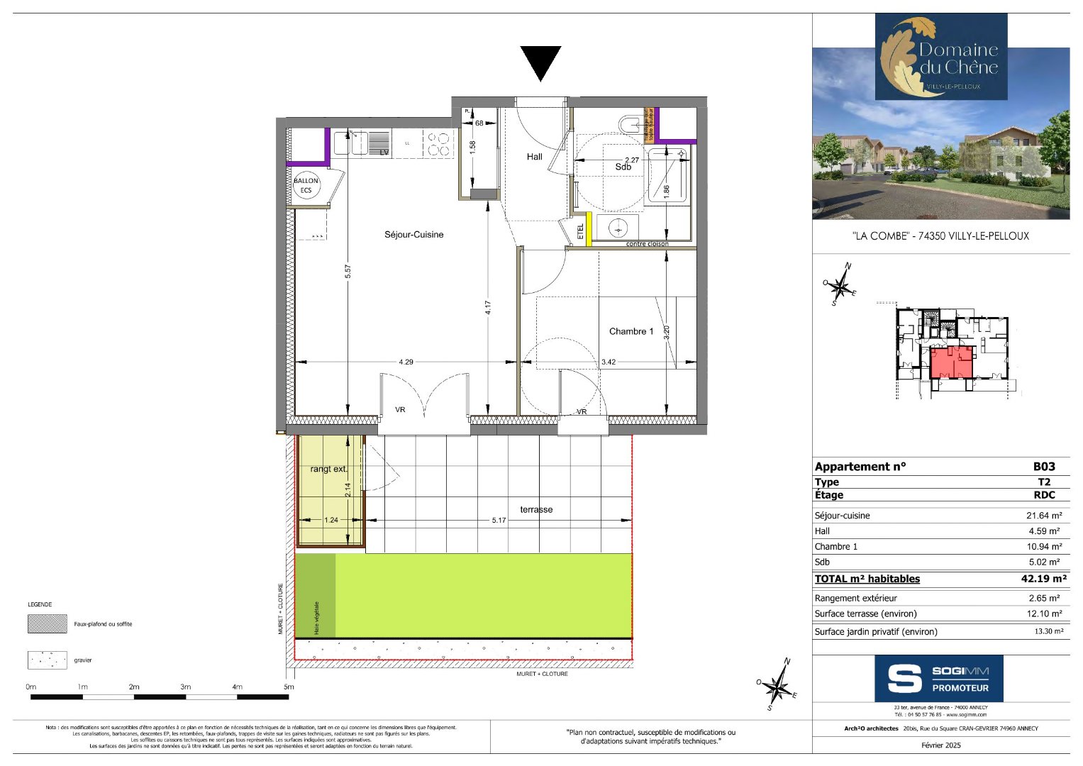 vente appartement VILLY LE PELLOUX