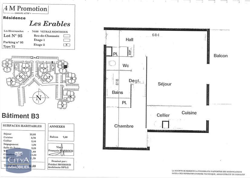 vente appartement VETRAZ MONTHOUX