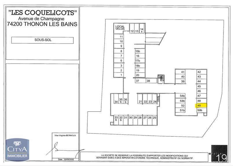 vente appartement THONON LES BAINS