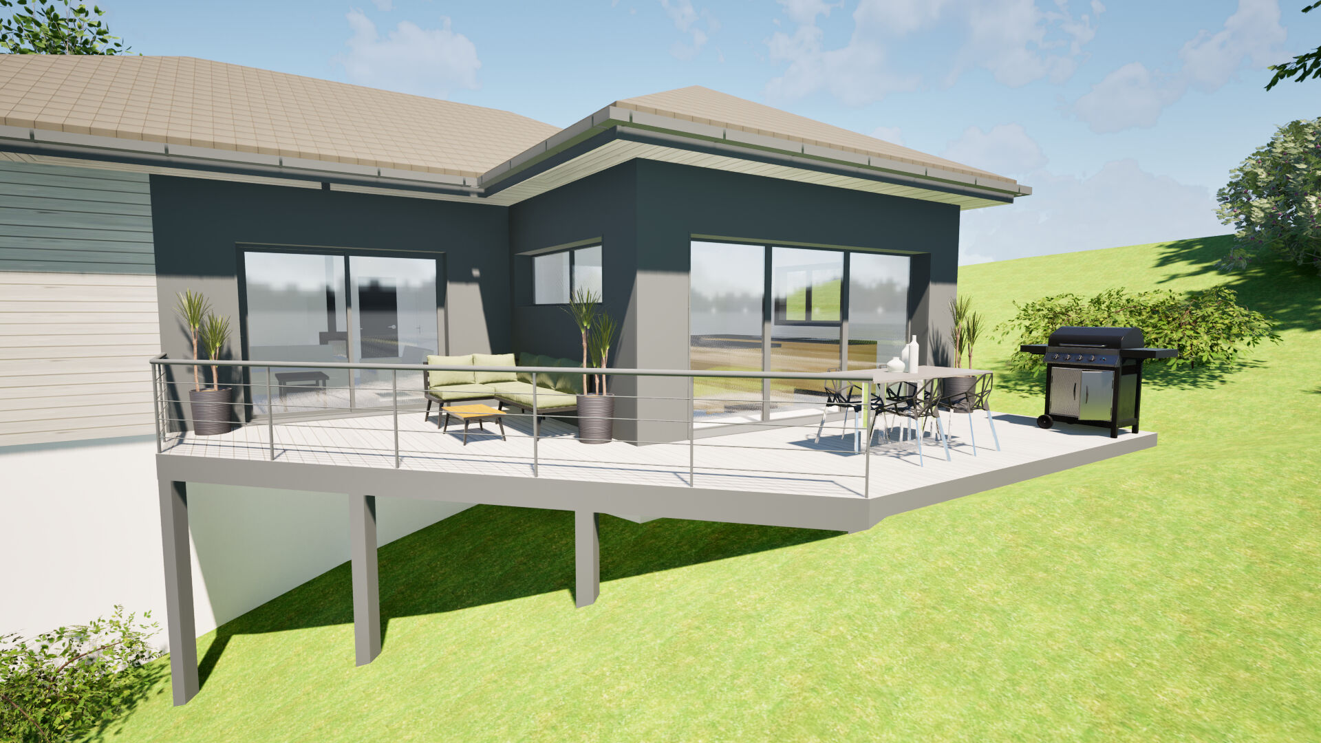 Terrain  - 821 m² 