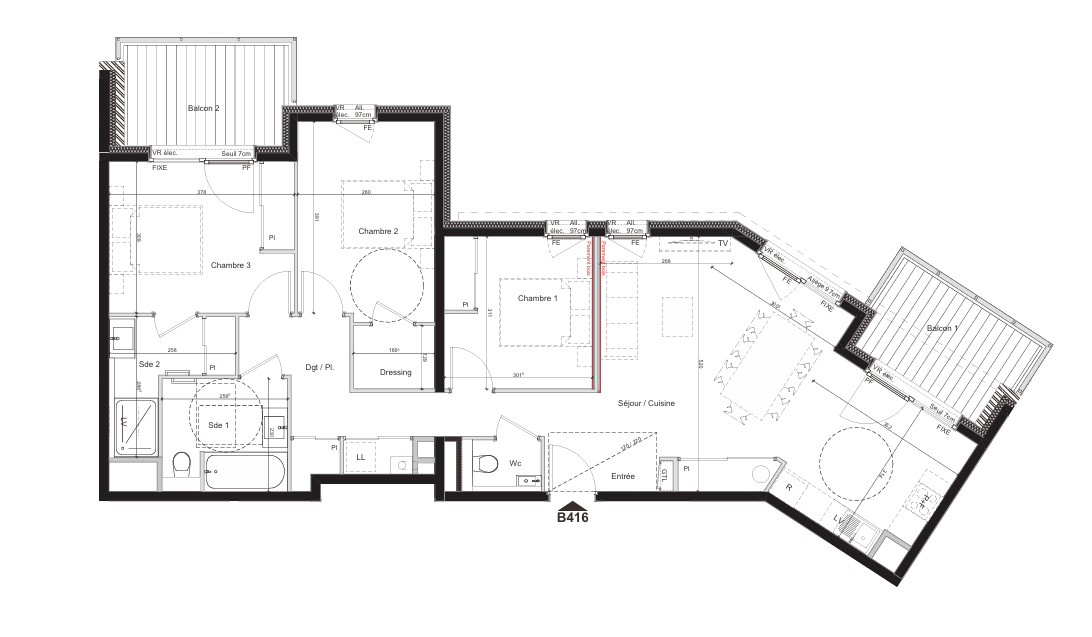 vente appartement LES GETS
