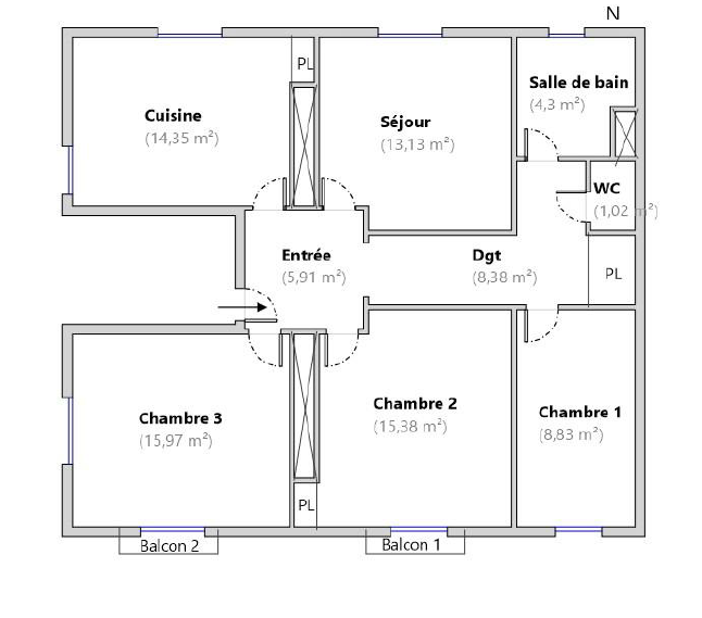 vente appartement CHAMBERY