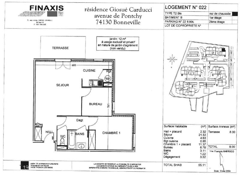 location appartement BONNEVILLE