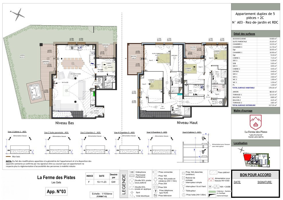 vente appartement LES GETS