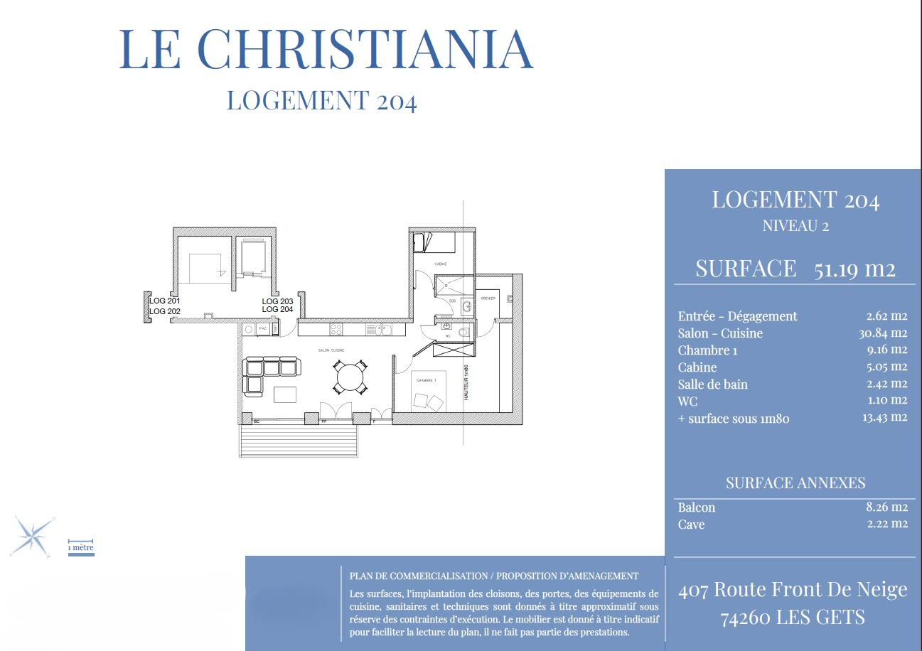 vente appartement LES GETS