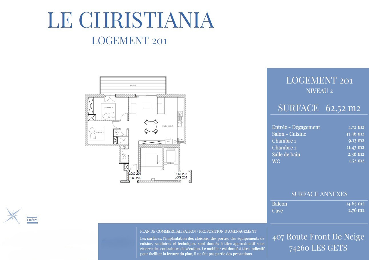 vente appartement LES GETS