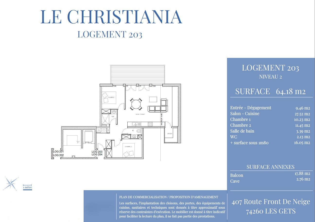 vente appartement LES GETS
