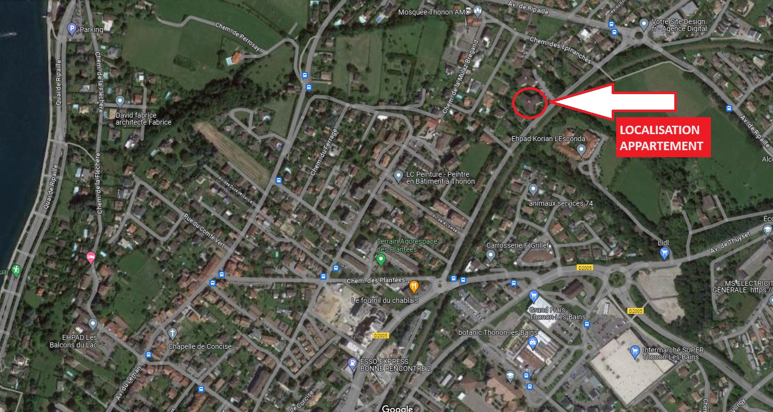 location appartement THONON LES BAINS