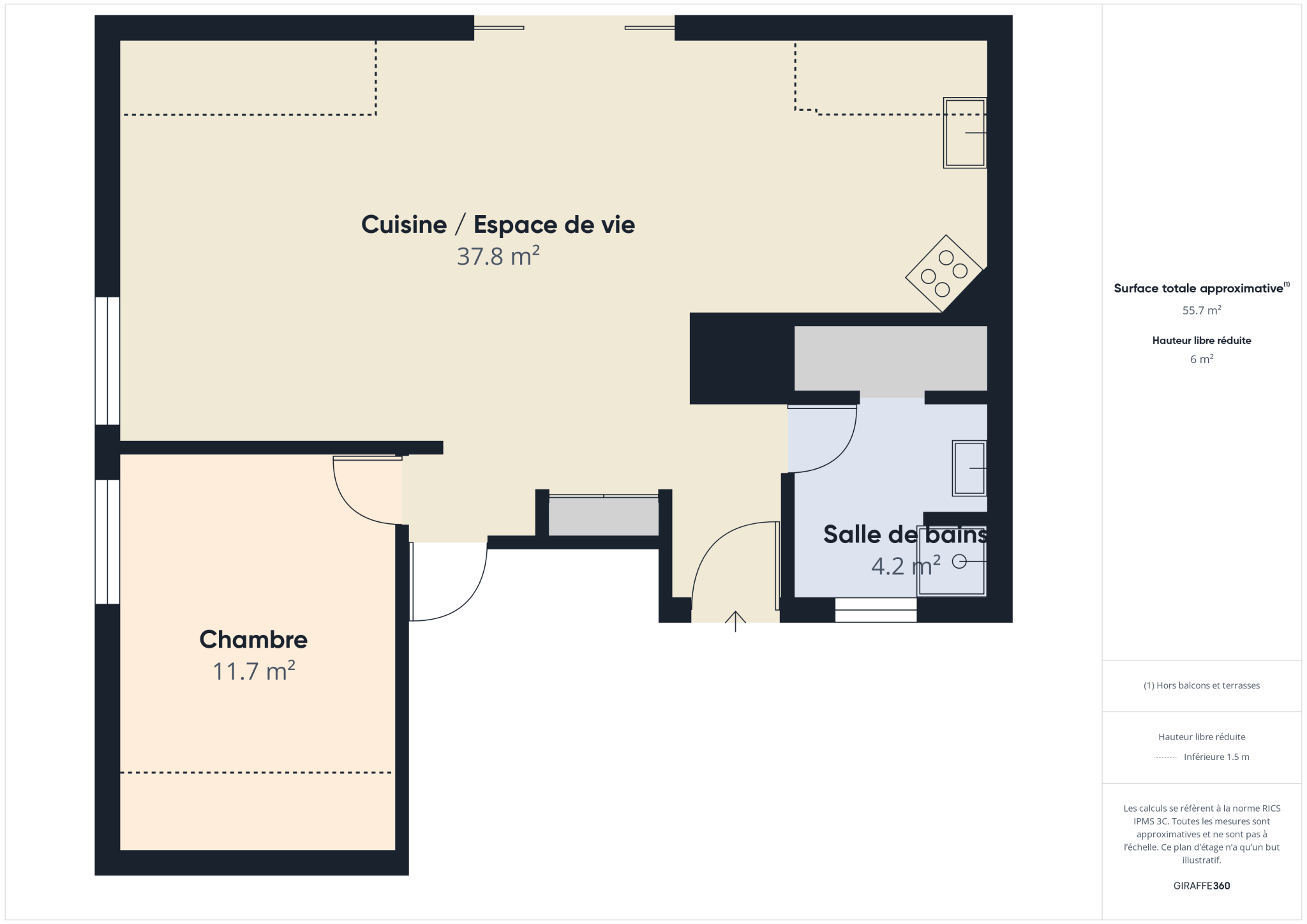 vente appartement VIVIERS DU LAC