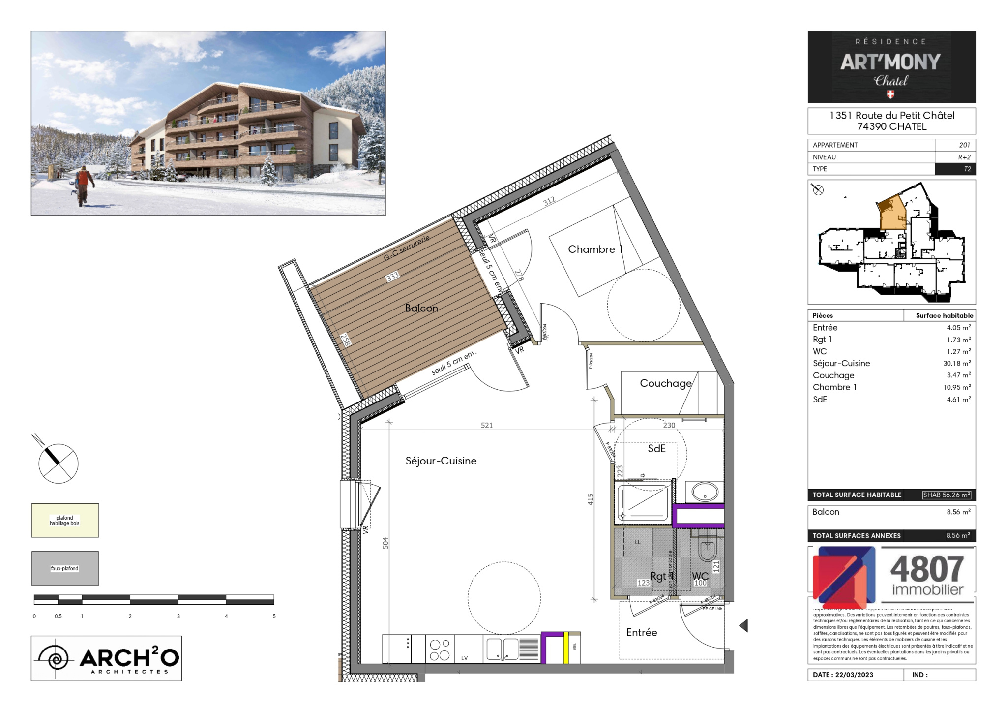 vente appartement CHATEL